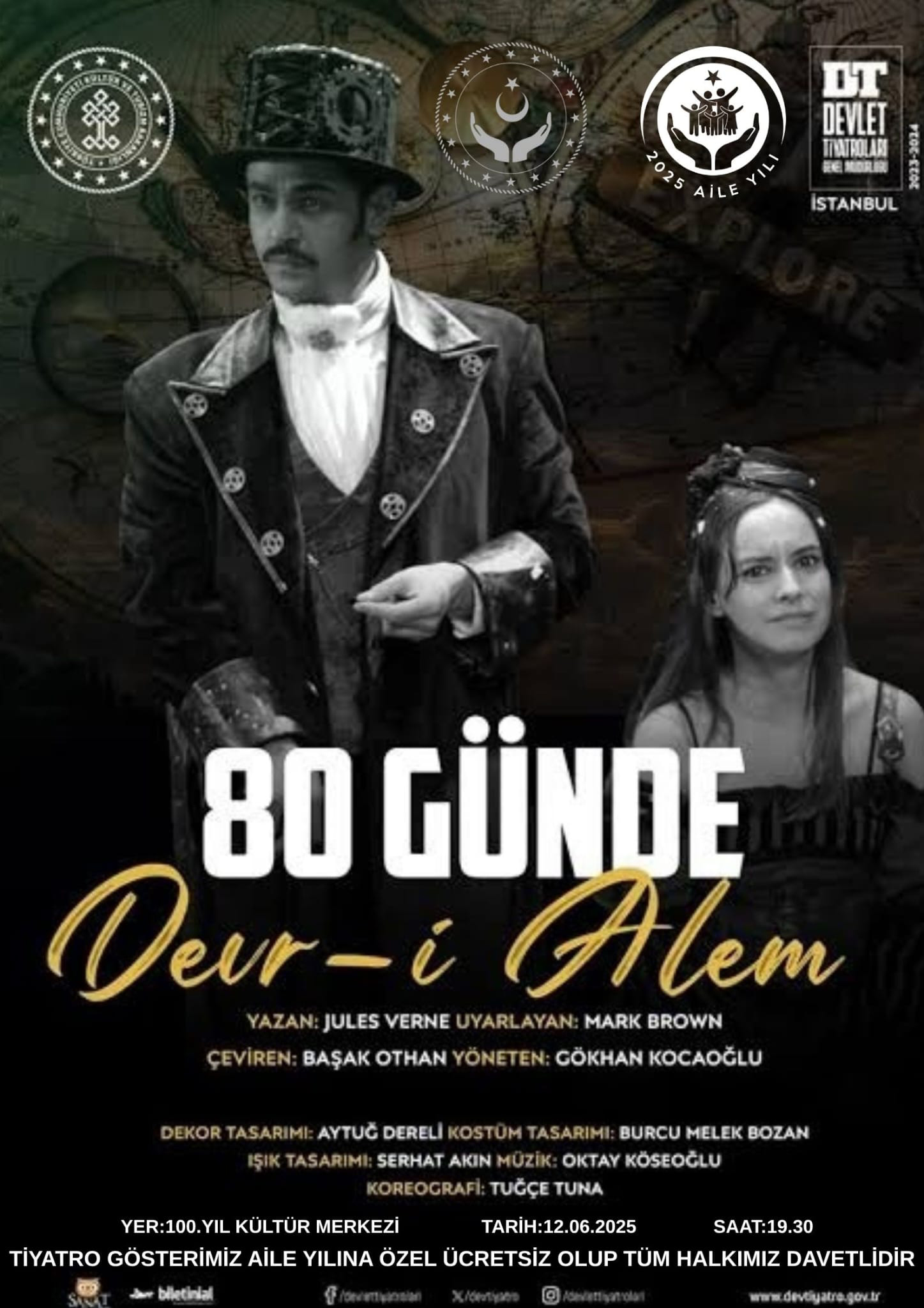 80 Günde Devr-i Alem Tiyatro Oyunu