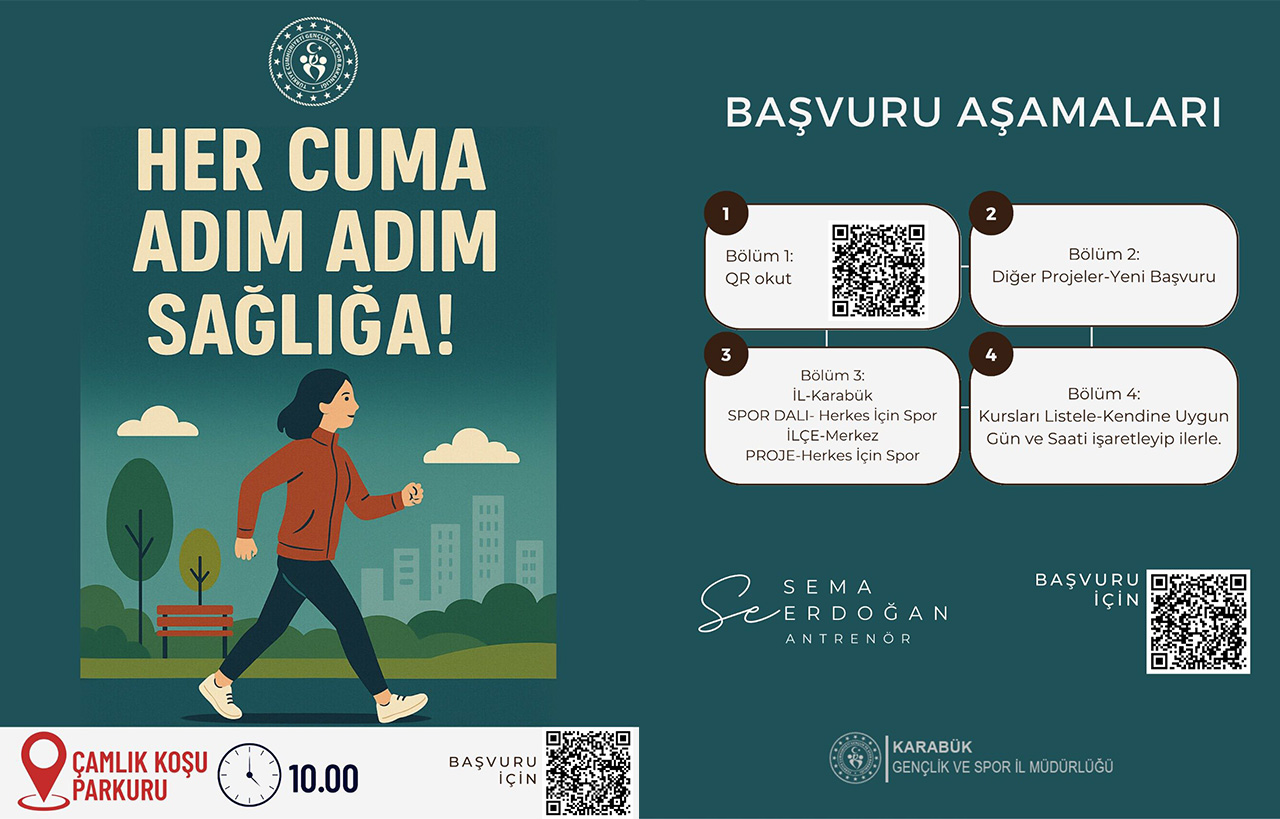 Her Cuma Adım Adım Sağlığa!