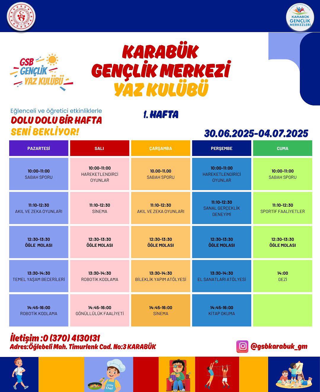 Eğlence, Öğrenme ve Keşif Dolu Bir Hafta Seni Bekliyor!