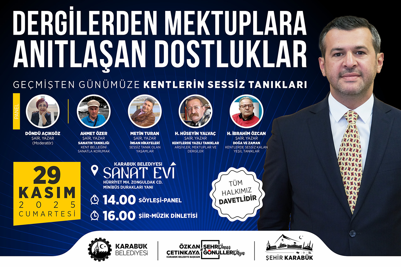 Karabük Belediyesi’nden Şehrin Hafızasına Yolculuk: Kentlerin Sessiz Tanıkları Paneli