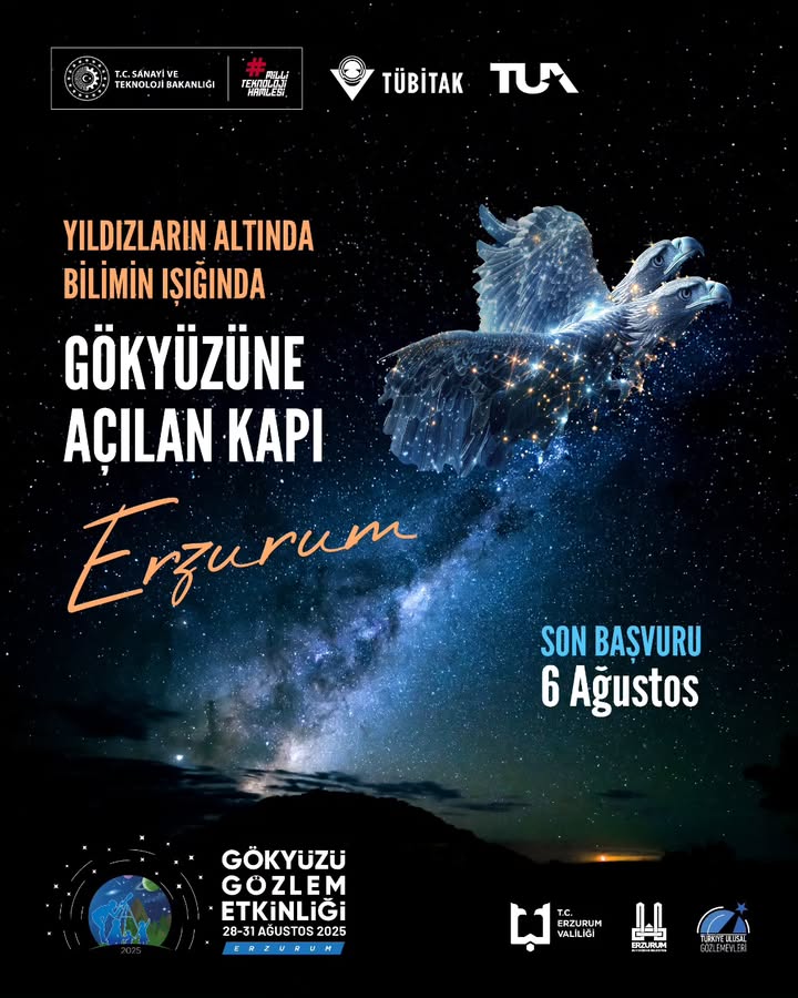 Yıldızların Altında Bilimin Işığında Gökyüzüne Açılan Kapı Erzurum