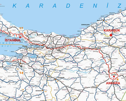 Karabük Konum